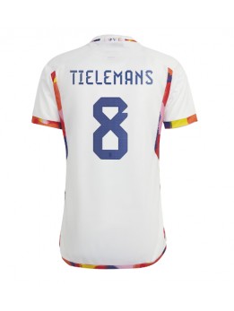 Billige Belgia Youri Tielemans #8 Bortedrakt VM 2022 Kortermet
